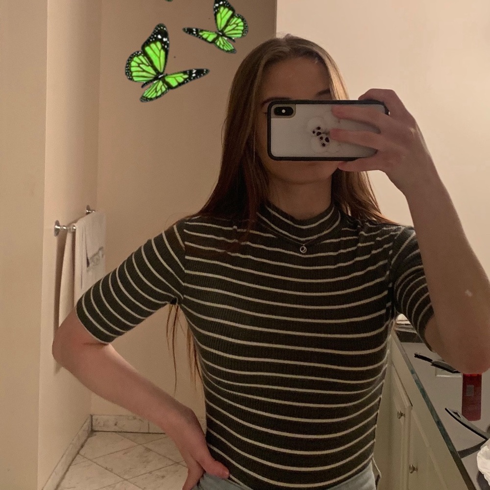 Forever 21 Bodysuit Turtleneck